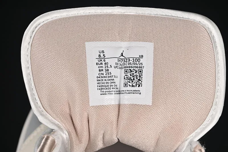 All categories Air Jordan Jordan series basketball shoes Air Jordan 1 Low G version pure original Air Jordan 1 Low AJ1 Joe 1 flash diamond white crack low-top cultural casual sneakers IH7323-100